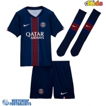 Paris Saint-Germain Illia Zabarnyi #6 Replica Home Minikit 2025-26 Short Sleeve (+ pants)